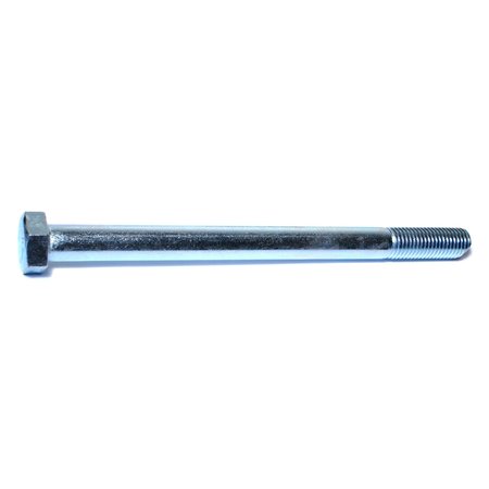 MIDWEST FASTENER Grade 5, 3/4"-10 Hex Head Cap Screw, Zinc Plated Steel, 10 in L, 10 PK 00411